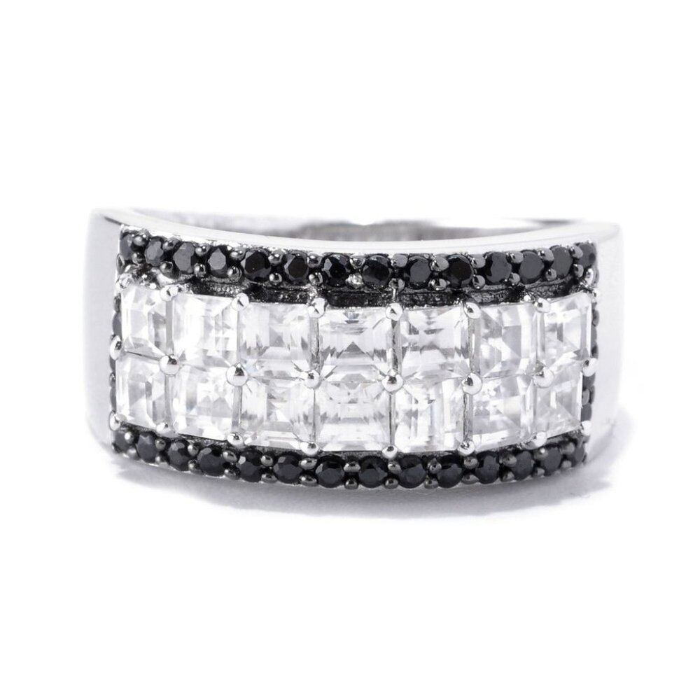 2.41ctw Genuine Zircon & Spinel ring sz5